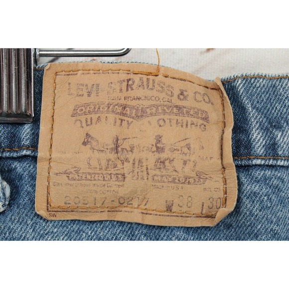 Vintage Levi's Mens Orange Tab Jeans 20517-0217 SZ 38X30 MADE IN USA - Picture 10 of 16